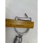 Heavy Duty Police Handcuff | Carbon Steel Made Solid | Theatre Play Silver Plated Police (1815)