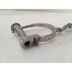 Heavy Duty Police Handcuff | Carbon Steel Made Solid | Theatre Play Silver Plated Police (1815)