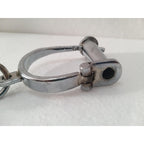Heavy Duty Police Handcuff | Carbon Steel Made Solid | Theatre Play Silver Plated Police (1815)