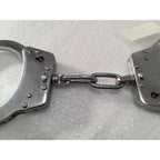 Heavy Duty Police Handcuff | Carbon Steel Made Solid | Theatre Play Silver Plated Police (1819)