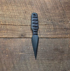 Shanghai Large G10 Dagger – Black Tsukamaki Wrapped Non-Metallic Knife