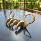Brass Bagh Nakh Vagh Nakh Maratha India Hand Forged Handmade (3799)