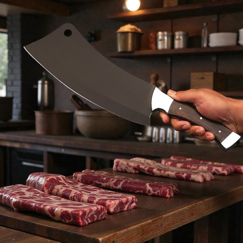 440C survival knife set full tang construction detail