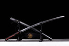 Handmade Black Katana Sword Full Tang Samurai Sword | Japanese Style Carbon Steel Blade | Martial Arts Training Sword | Gift for Collectors