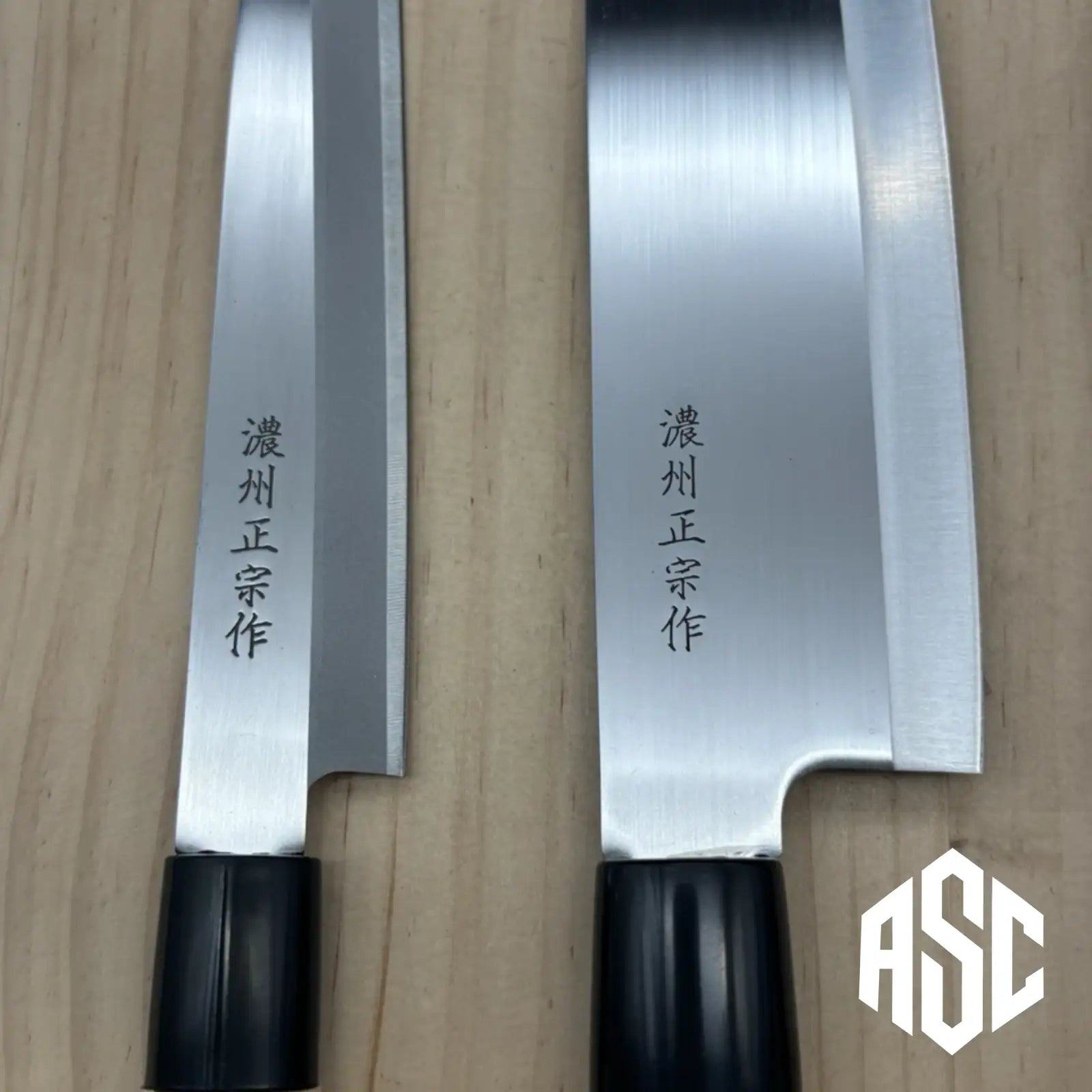 Japanese Kitchen Knife Set of 5 | Handmade Chef Knives | Gyuto Nakiri Santoku Deba Petty | Wooden Handle | Professional Japanese Knives | Gift for Chef