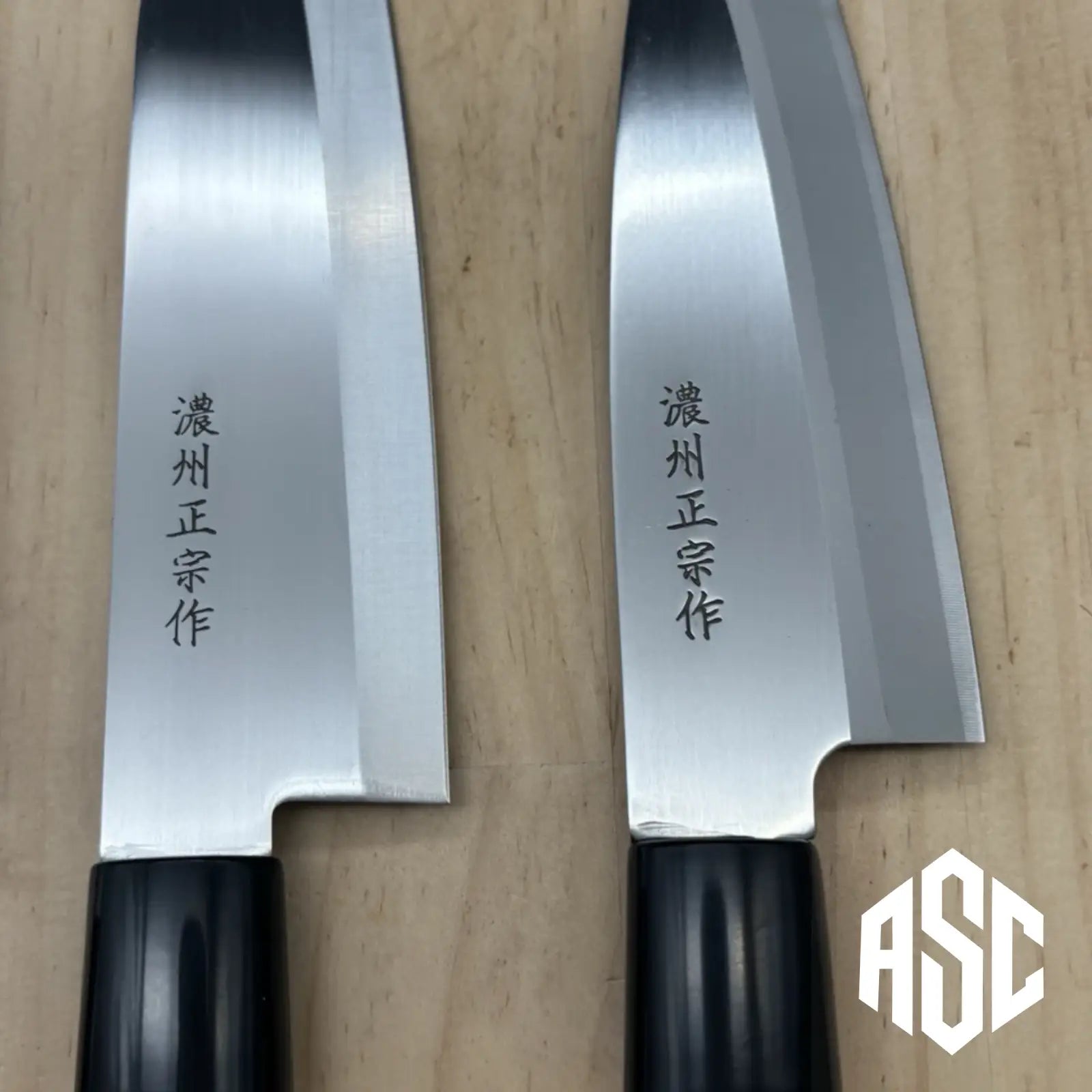 Japanese Kitchen Knife Set of 5 | Handmade Chef Knives | Gyuto Nakiri Santoku Deba Petty | Wooden Handle | Professional Japanese Knives | Gift for Chef
