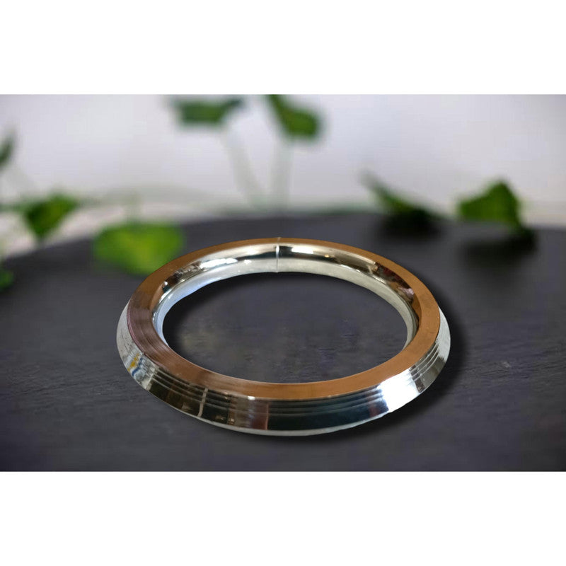 Traditional Silver Plated Kada Cuff for Men Â (3599)