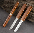 Premium Handcrafted EDC Utility Knife Set with Exotic Wood Handle – Collector & Everyday Carry Blade