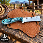 Dustfang rasp steel cowboy bull cutter knife, full view