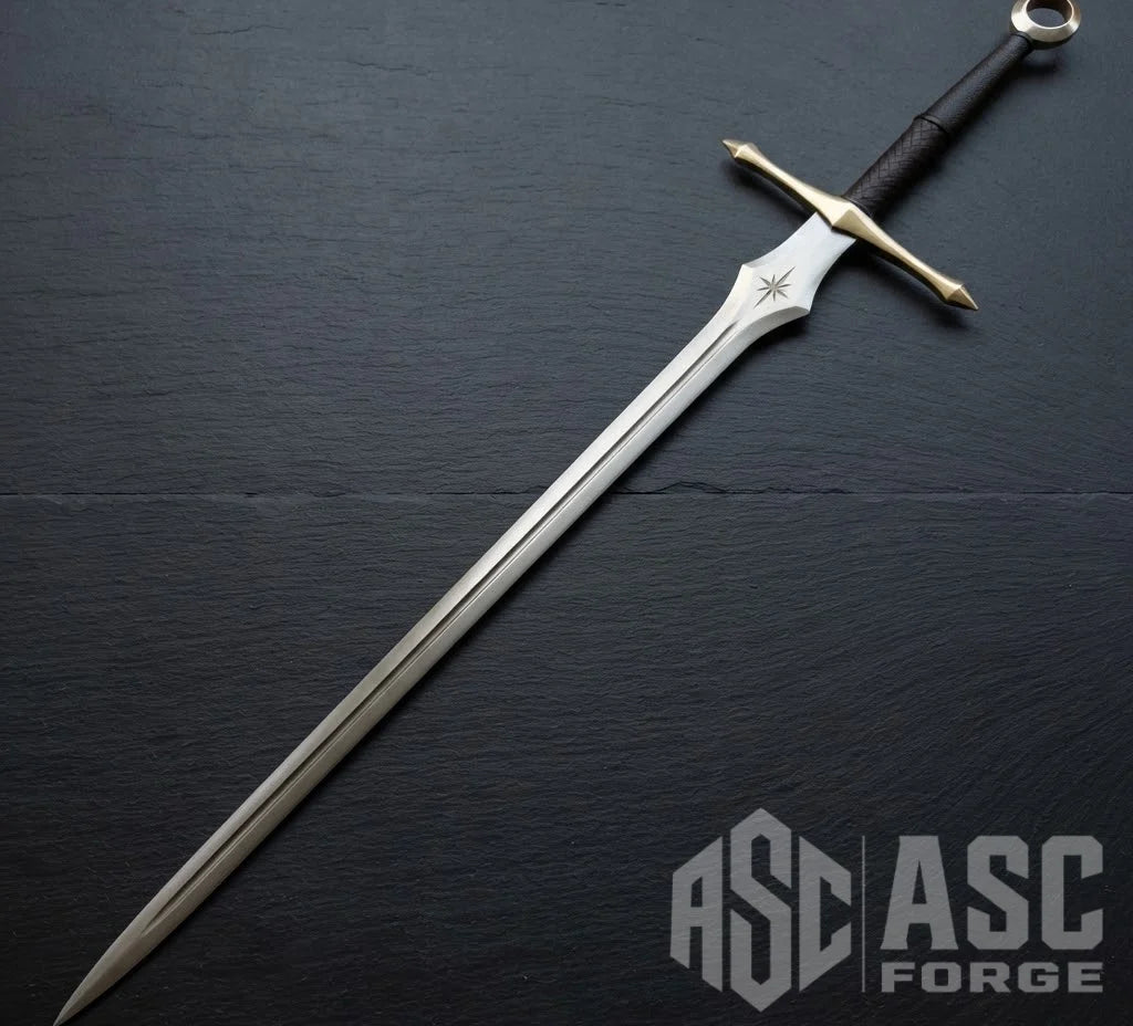 Fallen Star Longsword displayed at an angle