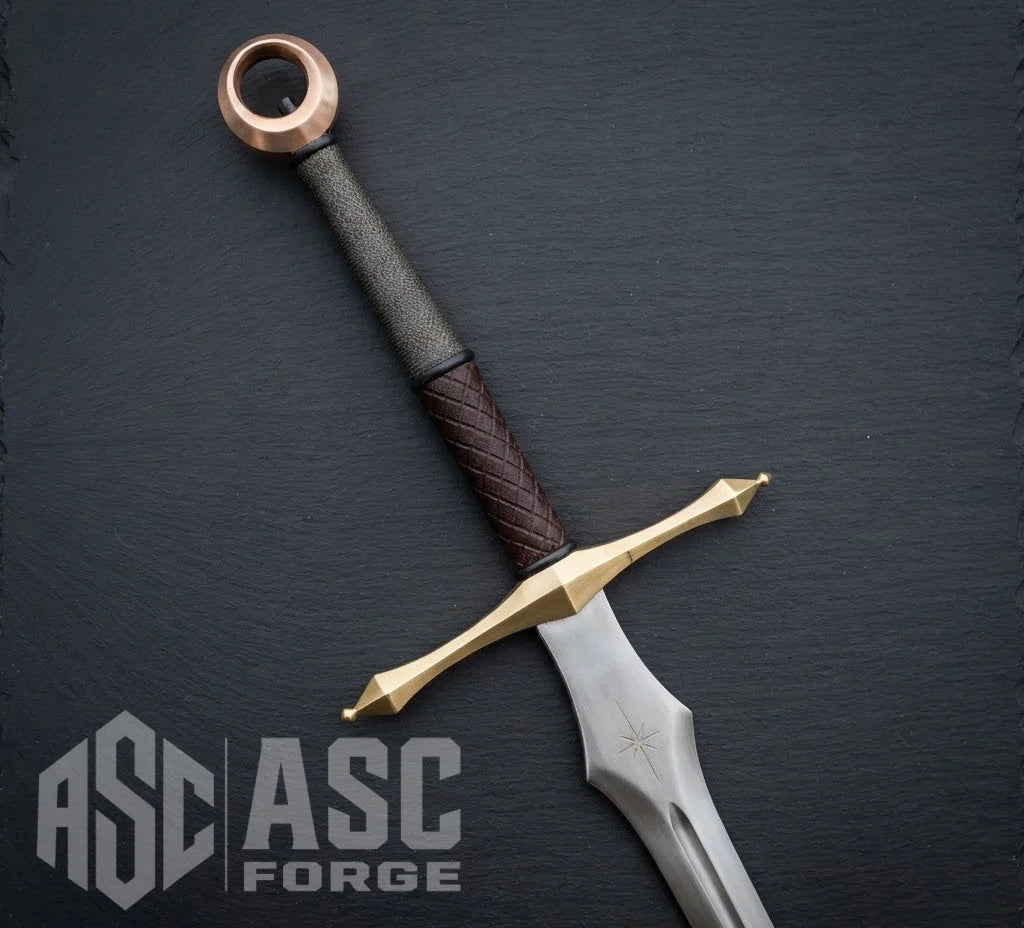 Handmade Fallen Star Longsword, full view fantasy replica