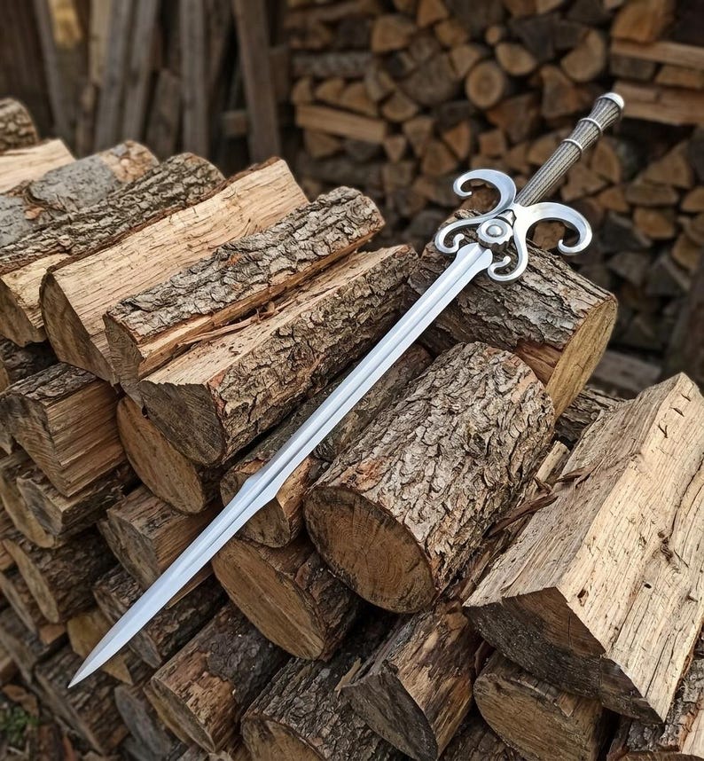 Handmade Sage Sword | Medieval Inspired Display Piece, Collector Decor