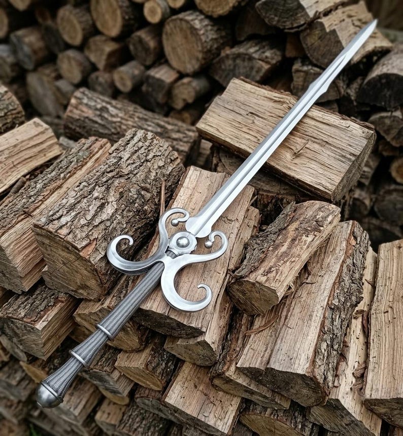 Handmade Sage Sword | Medieval Inspired Display Piece, Collector Decor