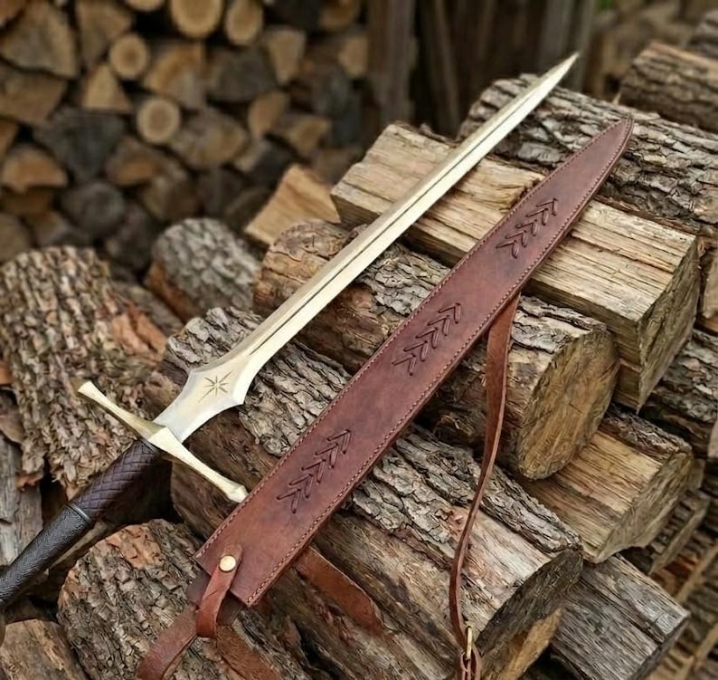 Handmade Fallen Star Longsword Fantasy Replica – Medieval Display Sword for Cosplay and Collector Gift