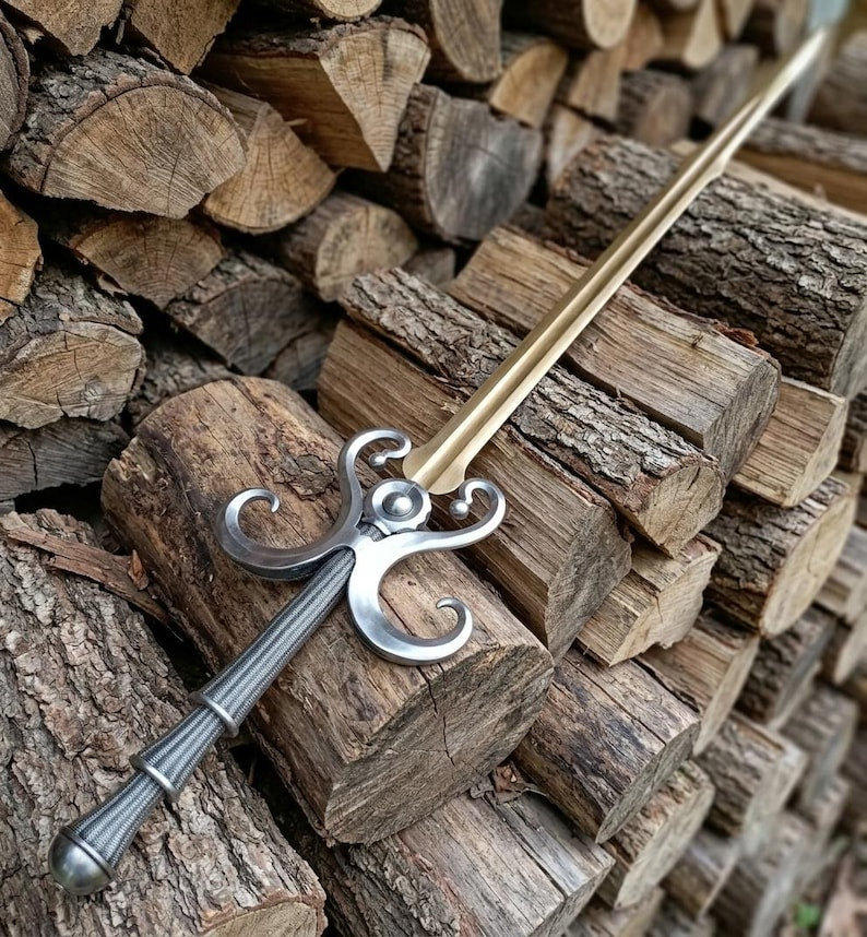 Handmade Sage Sword | Medieval Inspired Display Piece, Collector Decor