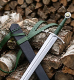Type XIV Medieval Sword with Scabbard | Hand Forged 5160 Carbon Steel Knight Blade