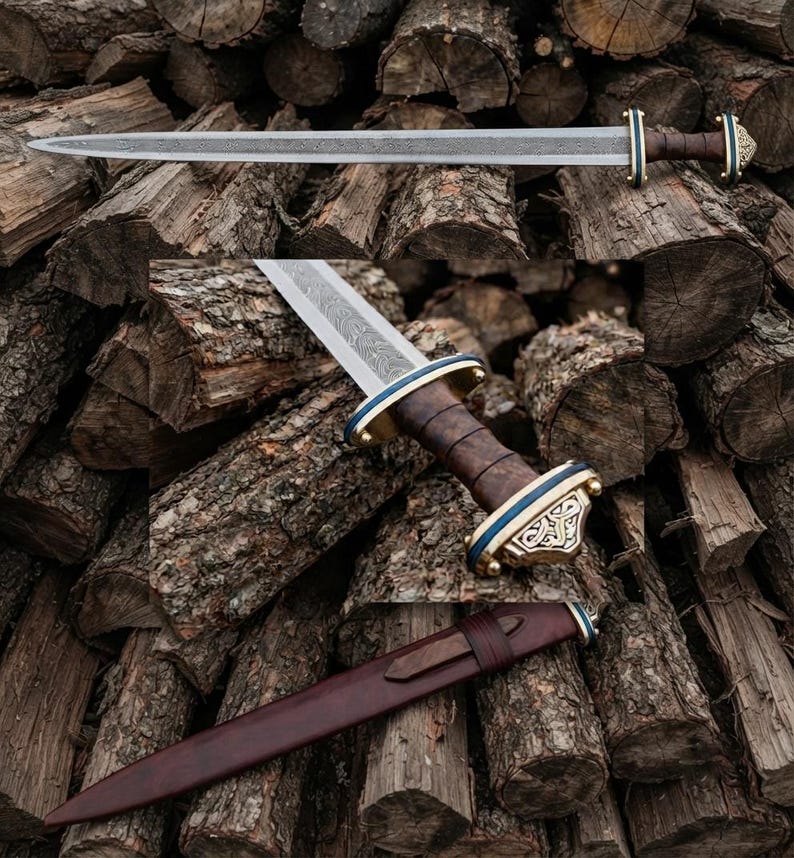 Handmade Roman Gladius Sword: Marcus Aurelius Inspired, High Carbon Steel Collector Piece