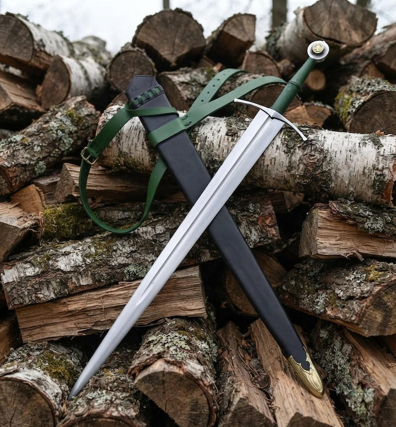 Type XIV Medieval Sword with Scabbard | Hand Forged 5160 Carbon Steel Knight Blade
