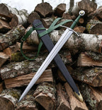 Type XIV Medieval Sword with Scabbard | Hand Forged 5160 Carbon Steel Knight Blade