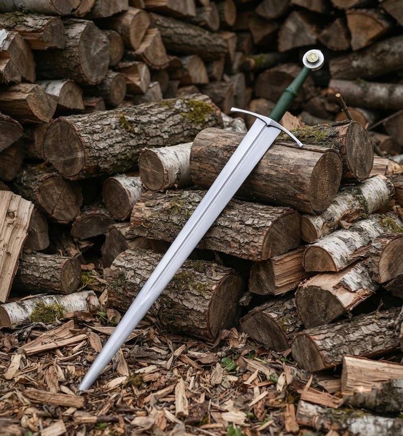 Type XIV Medieval Sword with Scabbard | Hand Forged 5160 Carbon Steel Knight Blade