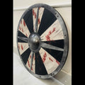 Ivar the Boneless battle-worn Viking shield, full view
