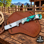 Ranchspire rasp steel cowboy bull cutter knife, full view