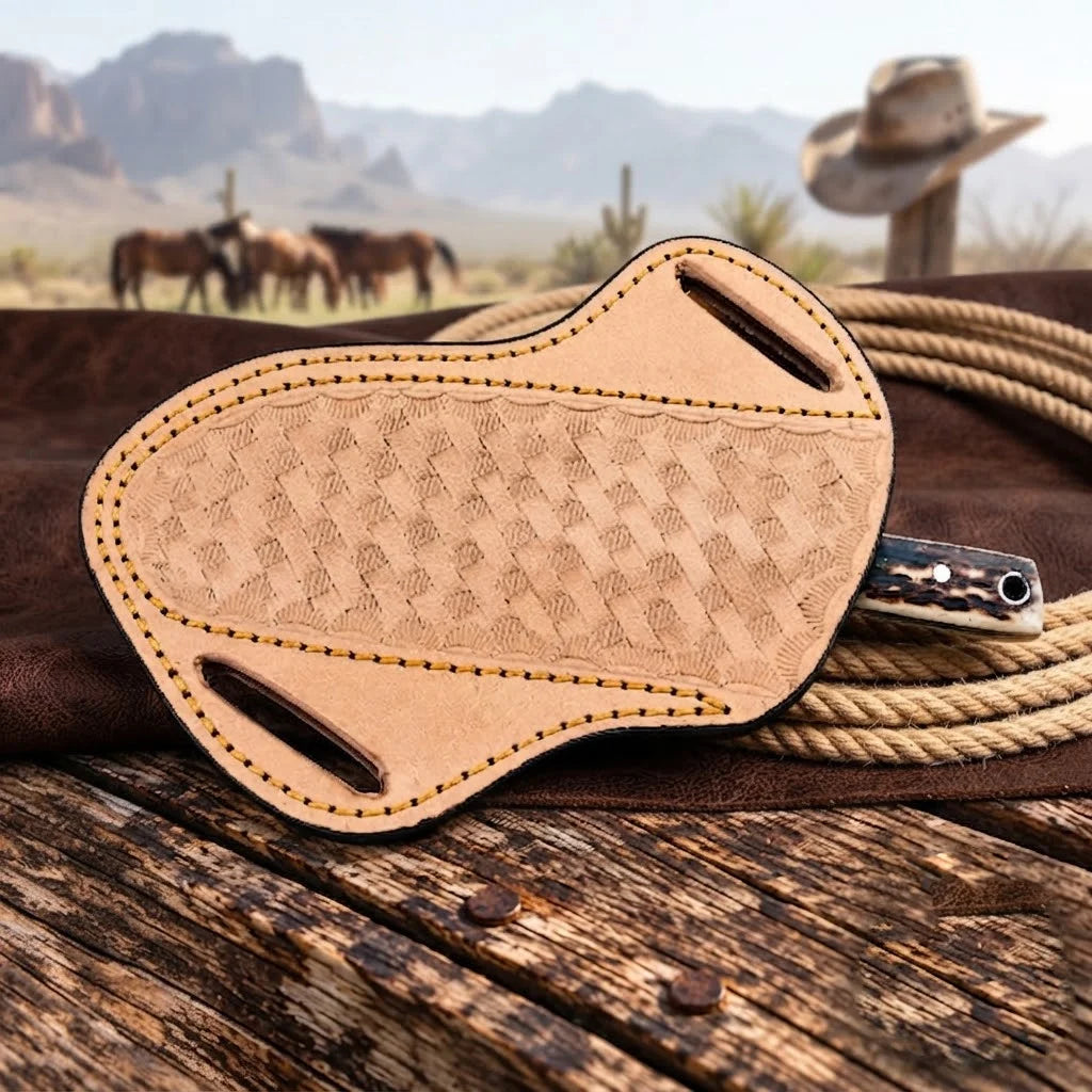 Stagmere skinner knife stag horn handle detail