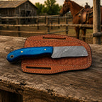 Westmere cowboy knife Pakkawood handle detail